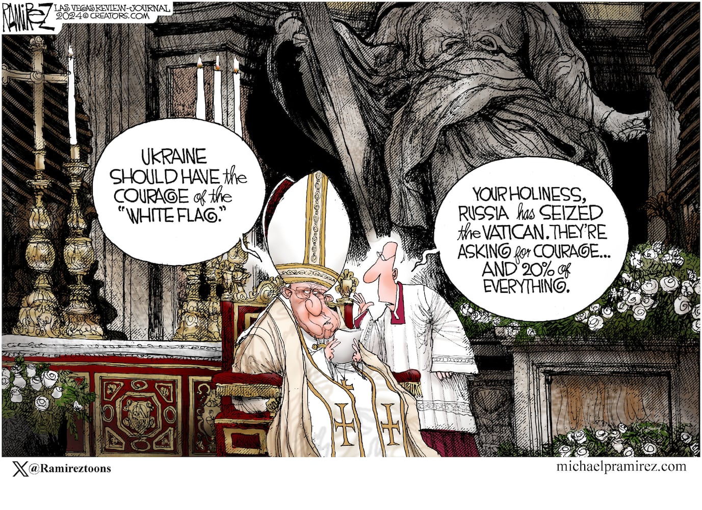 CARTOONS: Michael Ramirez, March 18, 2024
