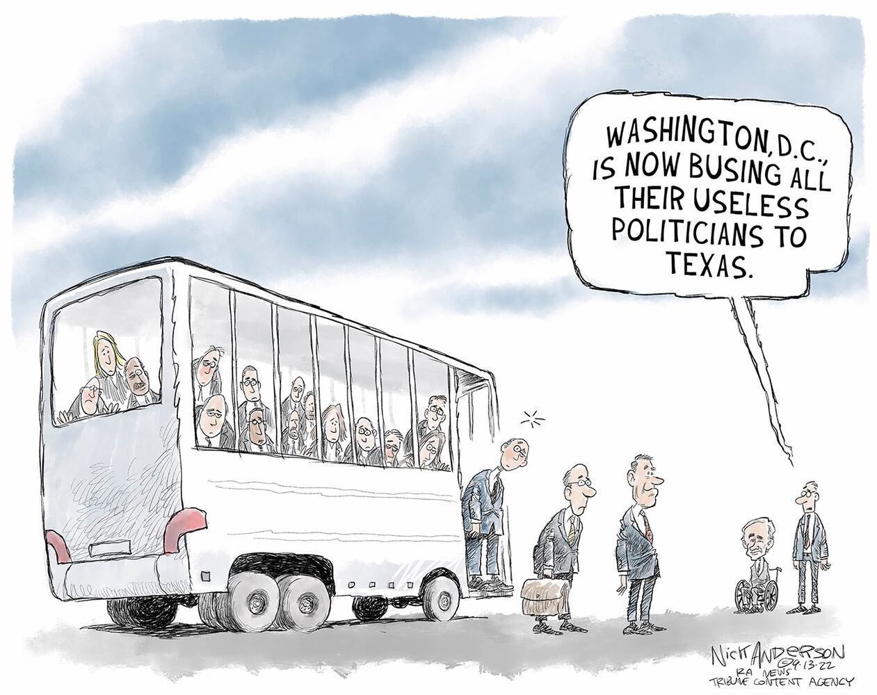 WEEK IN CARTOONS: Busing migrants, Trump, Biden and more