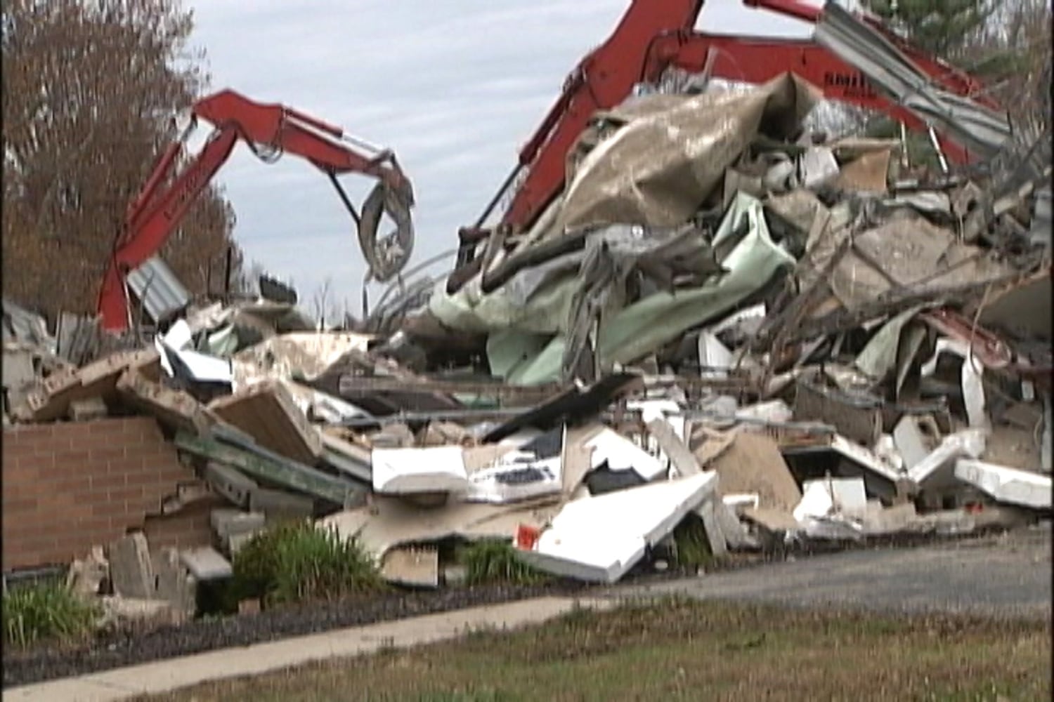 Miami County Hospital demolition