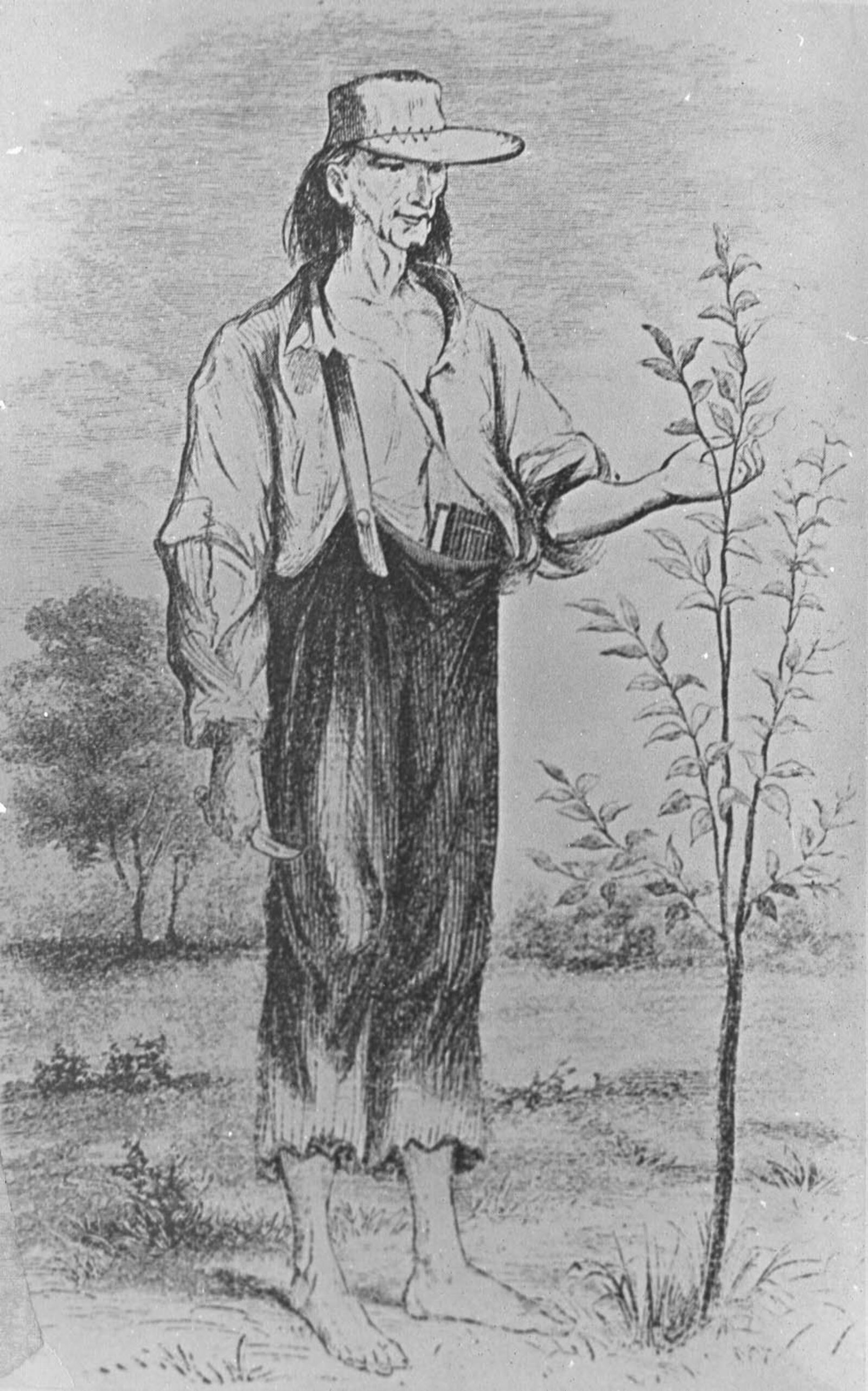 12/13/98; JOHN CHAPMAN, BETTER KNOWN AS JOHNNY APPLESEED, PLANTED SEEDS FOR APPLE TREES.