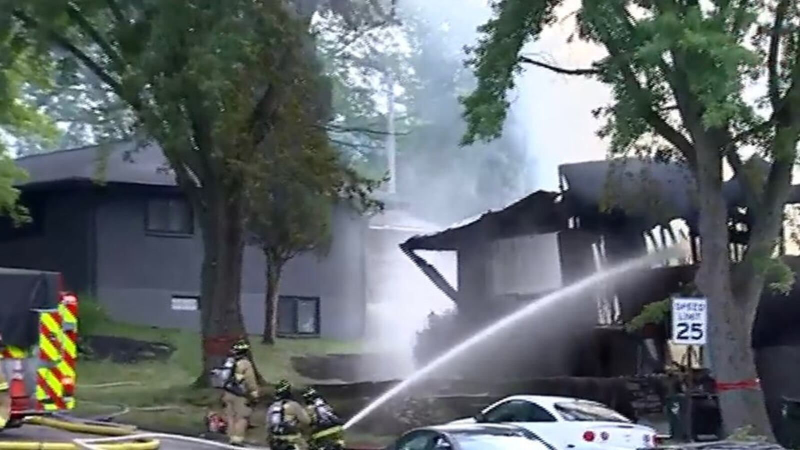 The Miami Valley Fire District was dispatched to two house fires at roughly the same time early Friday evening, June 16, 2023, in Miami Twp. CONTRIBUTED
