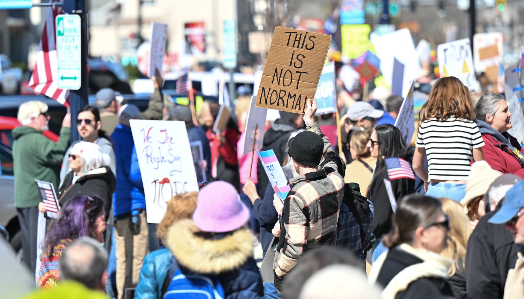 No Kings protest in Troy