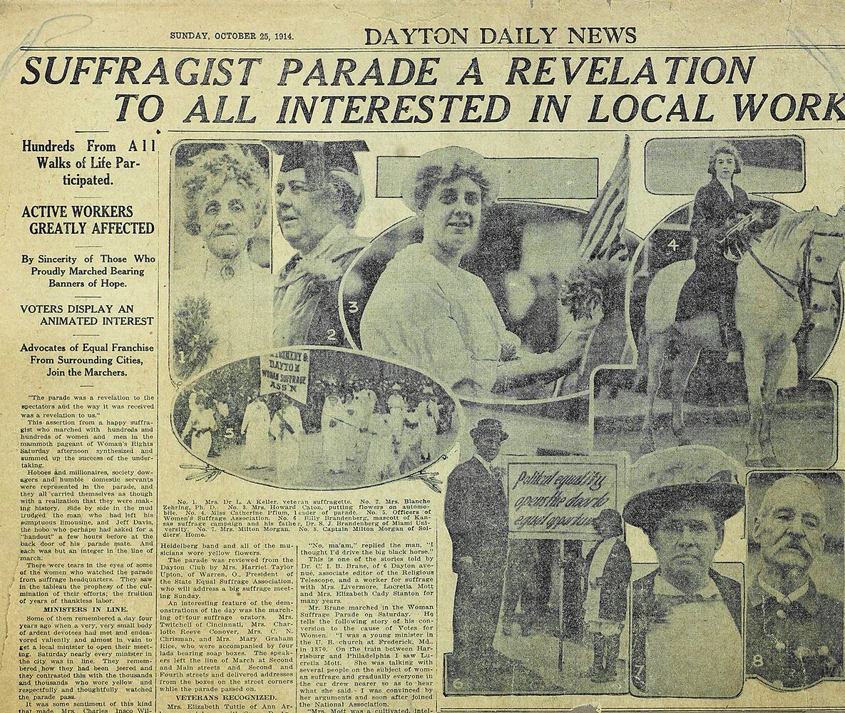 PHOTOS: ‘Votes for Women,’ Dayton takes up the cause of suffrage
