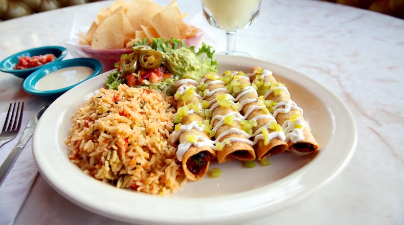 Chuy’s will celebrate its 30th annual Green Chile Festival from Monday, Aug. 13 to Sunday, Sept. 2. The Tex-Mex restaurant chain will feature a menu that includes green chile chicken flautas. CONTRIBUTED