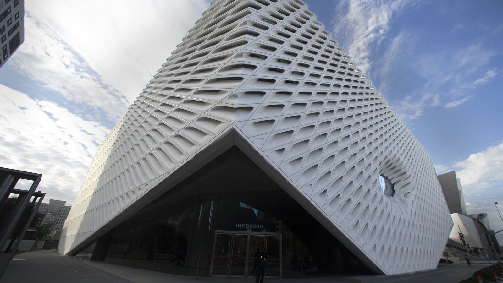The Broad is a contemporary art museum in downtown Los Angeles, named for philanthropist Eli Broad, who is financing the $140 million building to house the Broad art collections. (Kirk McKoy/Los Angeles Times/TNS)