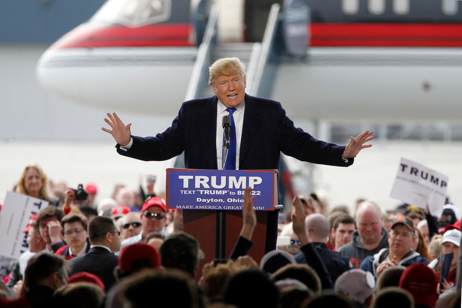 PHOTOS President Trump's past visits to the region.