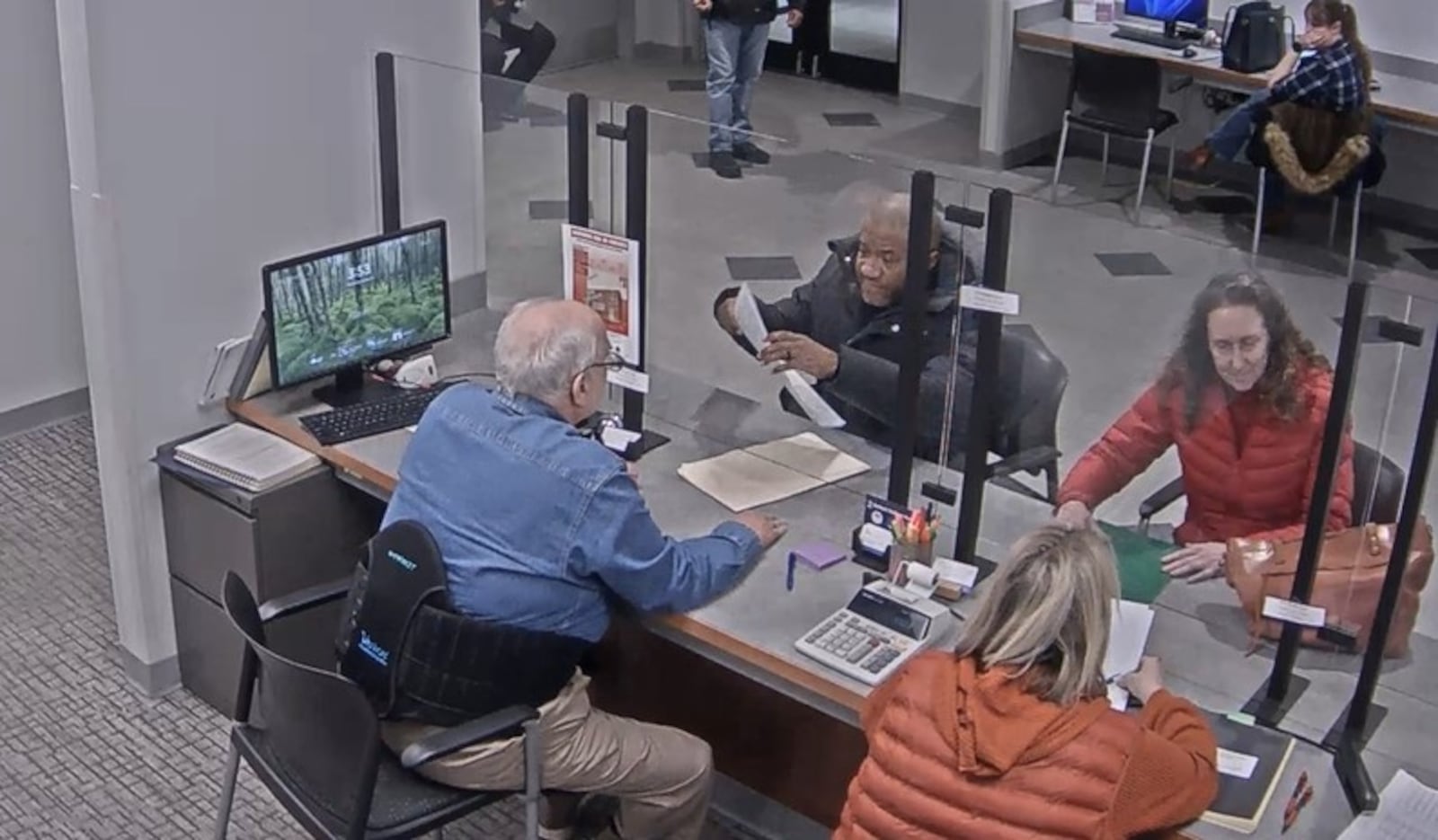 Local attorney Michael Wright filed a petition to run for Montgomery County Probate Court judge at 3:53 p.m. Feb. 4, 2026, according to security video footage from the Montgomery Board of Elections. CONTRIBUTED