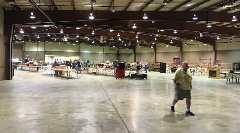 Hara Arena memorabilia and equipment were auctioned off during Hara Arena’s last day of operation, Aug. 27, 2016. WILL GARBE/STAFF