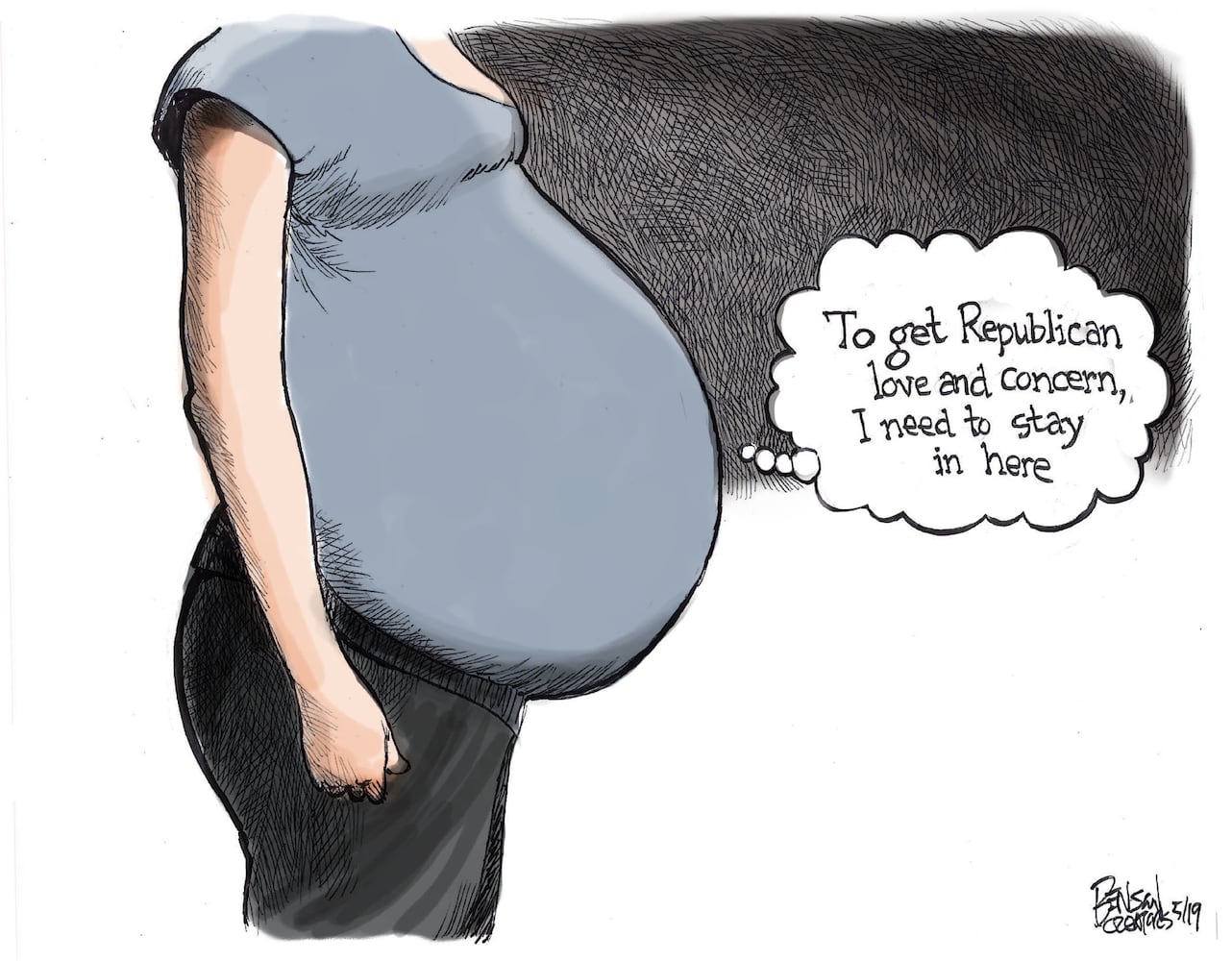 Week in cartoons: Abortion restrictions, trade wars and more