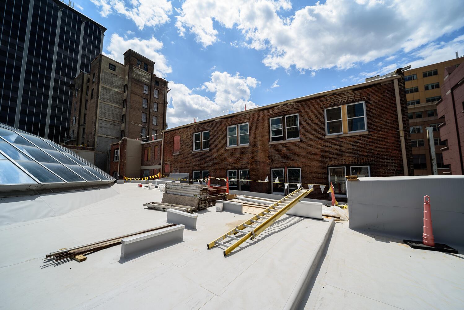 PHOTOS: Dayton Arcade recovery continues, first floor slab completed and windows restored