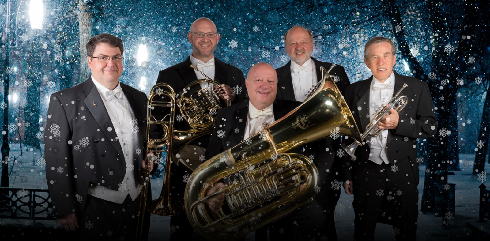 Carillon Brass, which features five horn players from the Dayton Philharmonic Orchestra, presents Bach’s Lunch at The Loft Theatre in Dayton on Friday, Dec. 16.