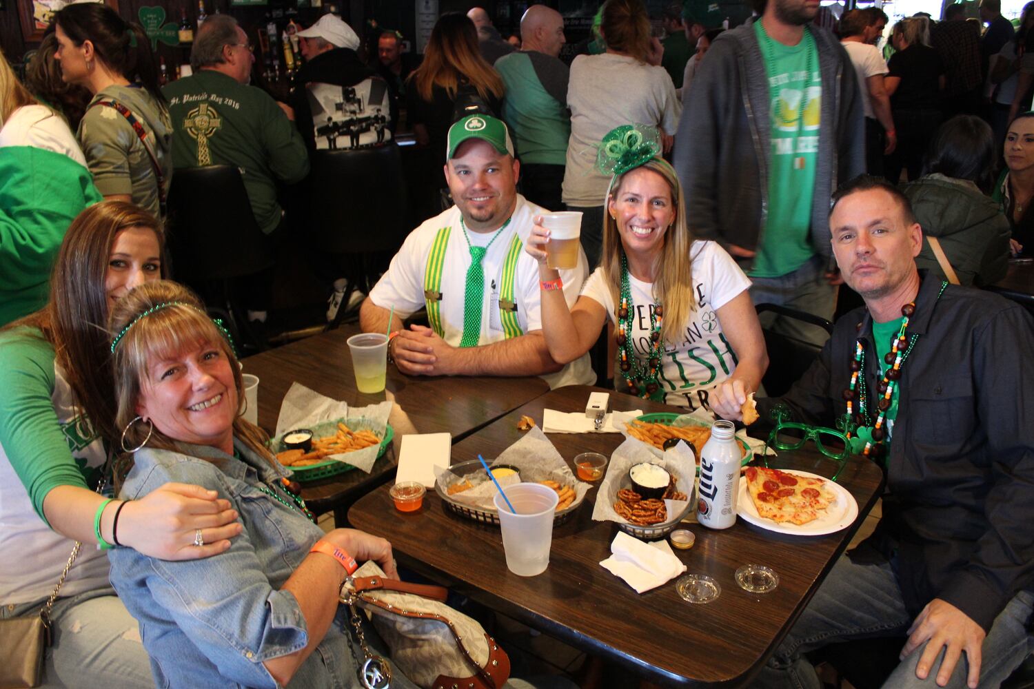 St. Patrick's Day lunchtime festivities at Flanagan's Pub