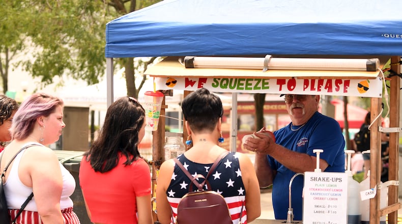 After a year off, the City of Dayton is once again commemorating the Fourth of July holiday with the return of its Lights In Flight Fireworks Festival. The annual downtown holiday party, at RiverScape MetroPark, 237 E. Monument Ave., Dayton, took place on Saturday, July 3, 2020. Nick Falzerano/CONTRIBUTED