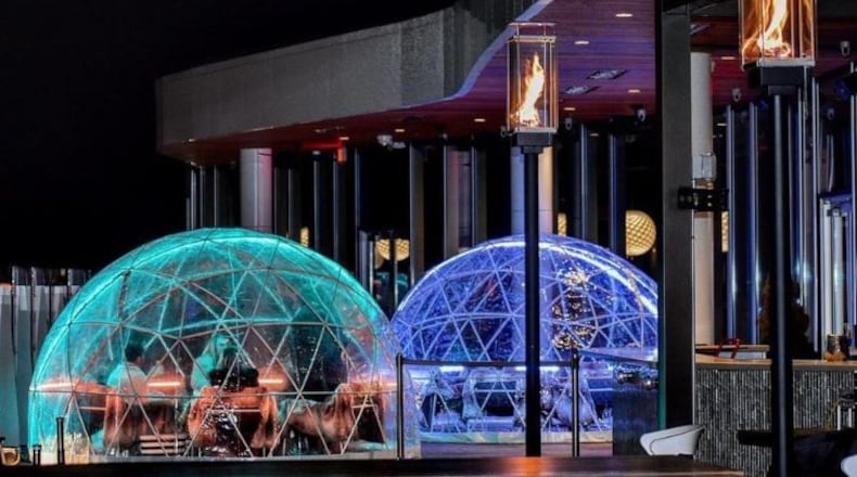 Vaso is now offering an igloo dining experience atop the AC Hotel in Dublin, Ohio.