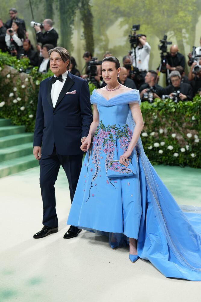 Robert Soros and Jamie Singer Soros at the Metropolitan Museum of Art's Costume Institute benefit gala in New York, May 6, 2024. (Amir Hamja/The New York Times)