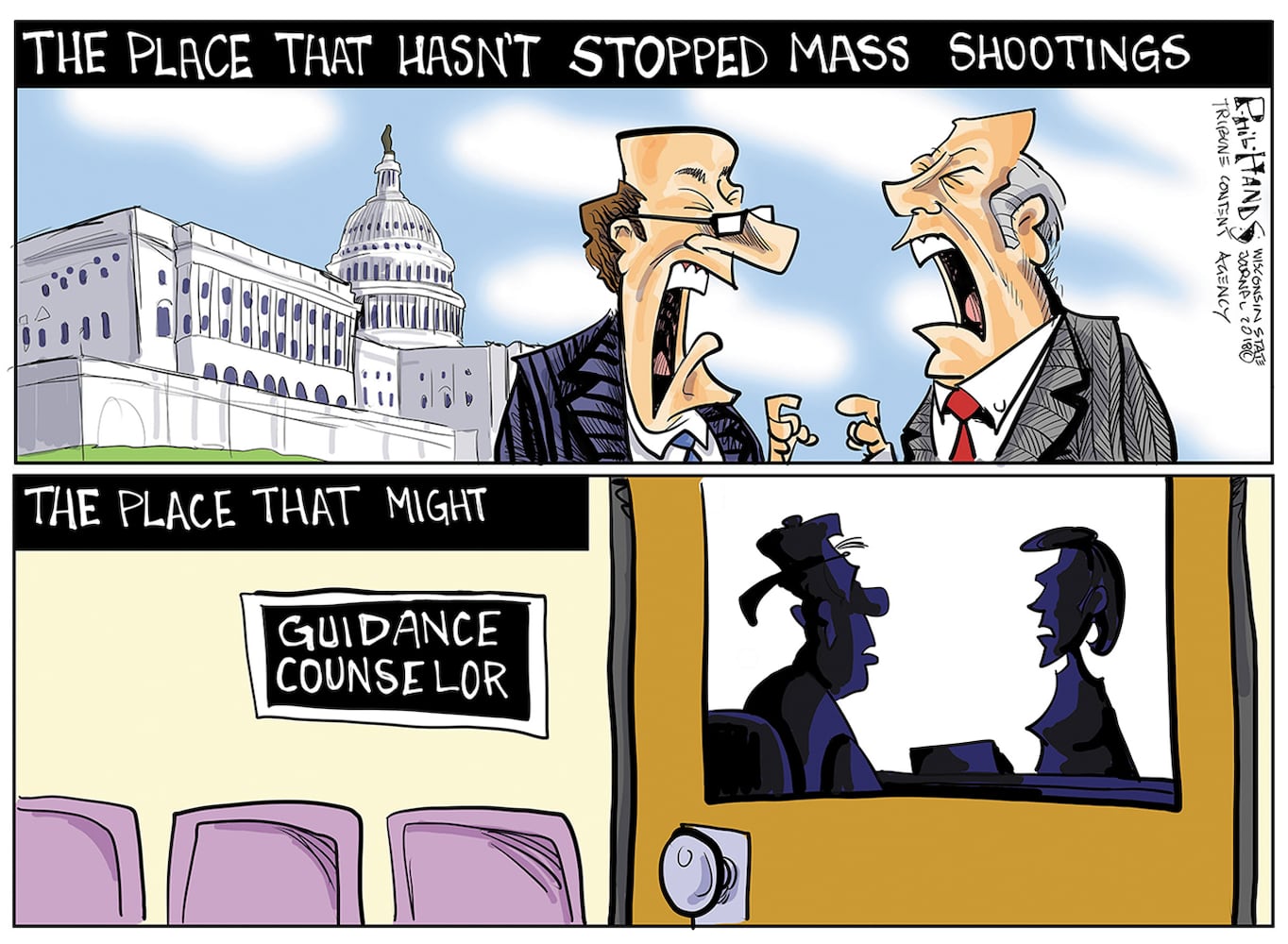 Week in cartoons: School shootings, Billy Graham and more