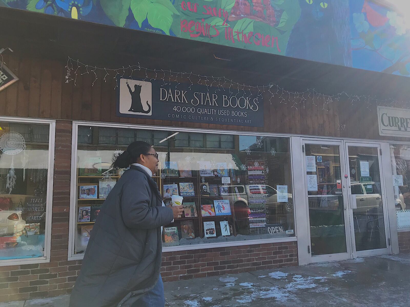 Dark Star Books is located in Yellow Springs.