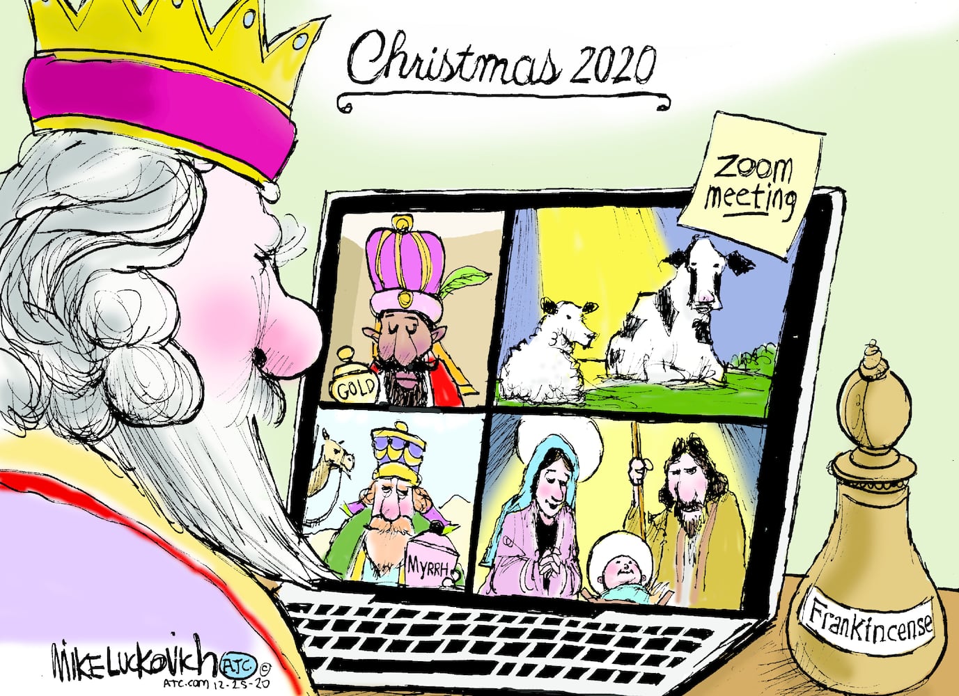 Week in cartoons: Stimulus checks, Christmas and more