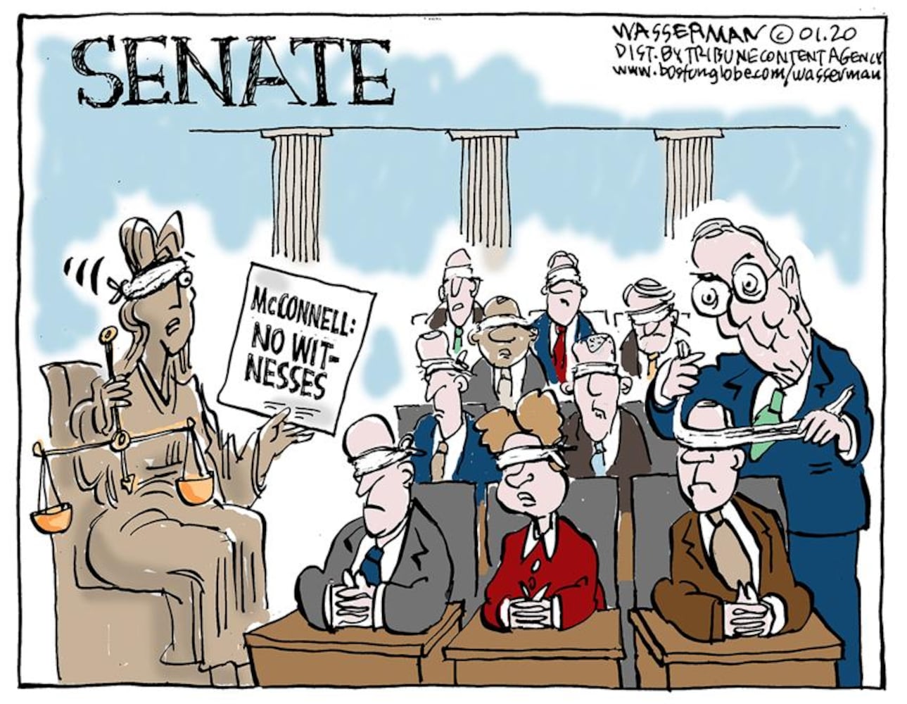 Week in cartoons: Boeing, Mitch McConnell and more