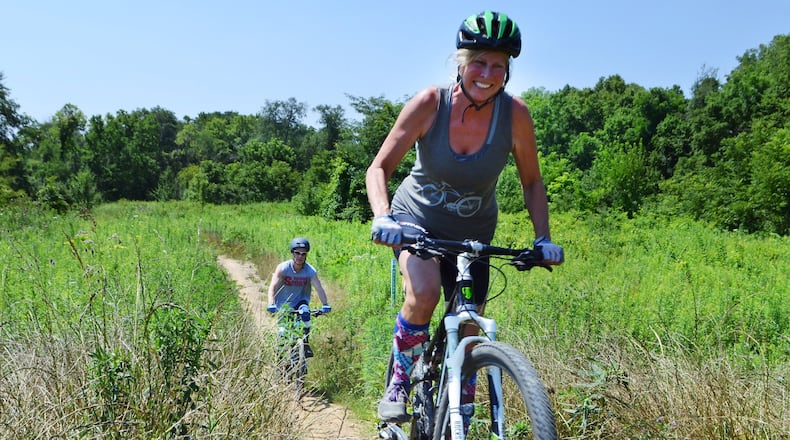 Whether you’re a rookie or a veteran, the Miami Valley has miles of mountain biking trails to explore. CONTRIBUTED