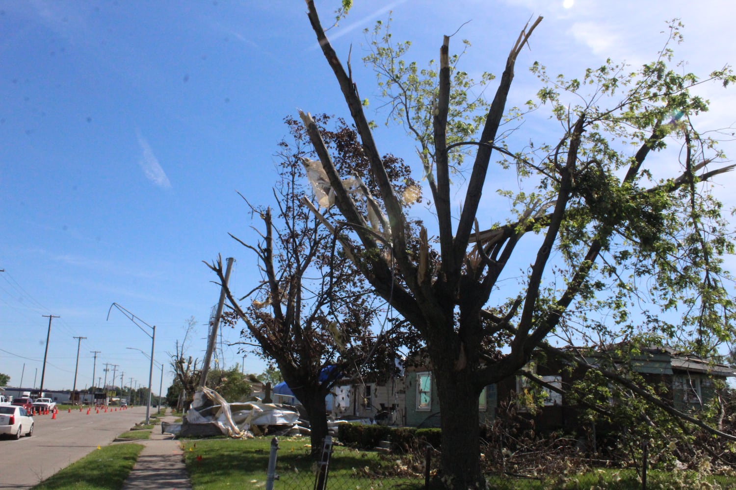 PHOTOS: Troy Street in Dayton two weeks after the Memorial Day tornadoes
