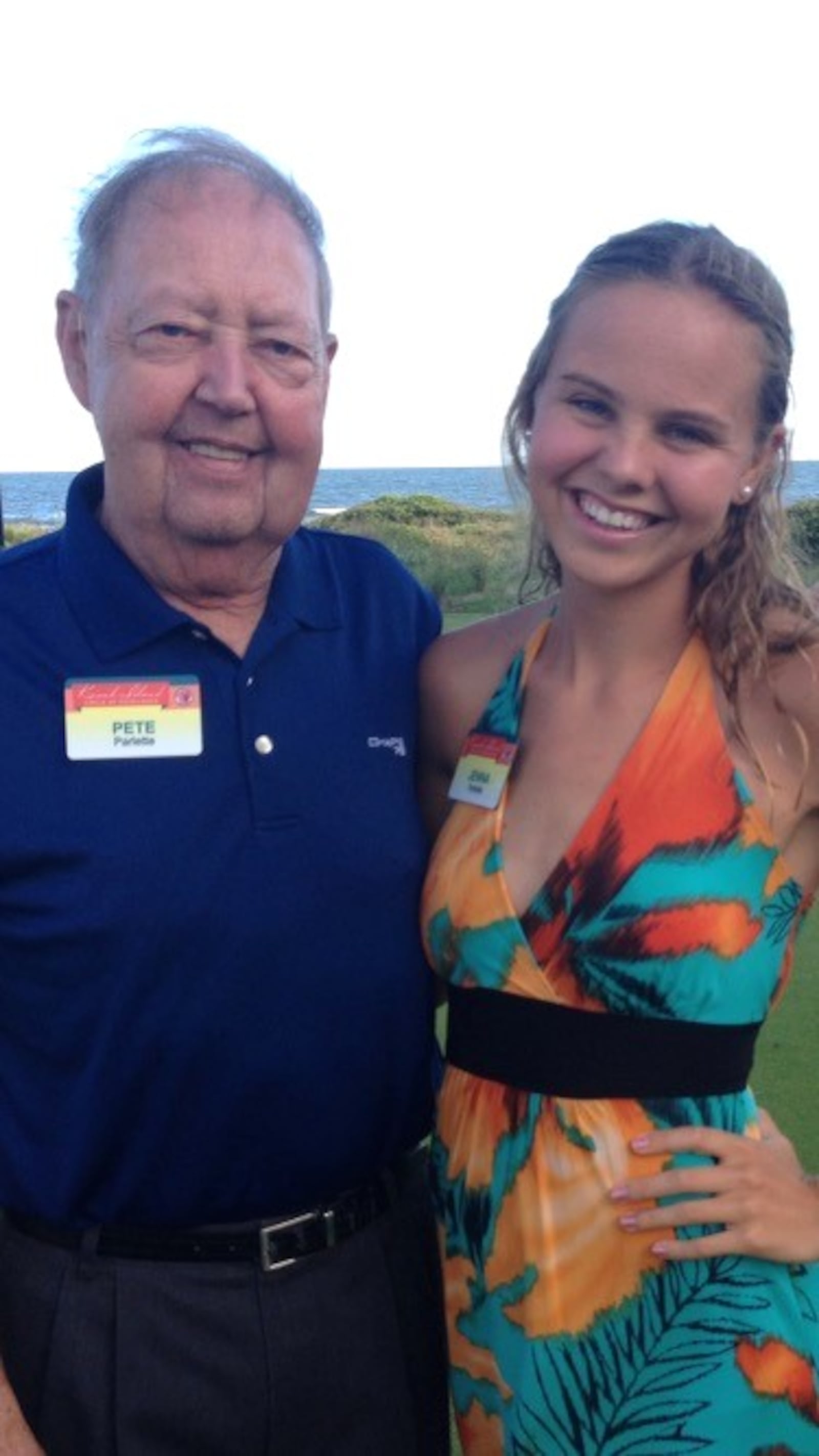 Jenna Parlette and her beloved Papaw, grandfather Charles Parlette, who was the main male figure in her life when she was growing up. A standout distance runner at Wilmington College, she died after suffering a seizure while leading a race in 2013. She was just 20. Her grandfather died two years later “with a broken heart” said Lisa, who was Jenna’s mom and Charles’ daughter. CONTRIBUTED PHOTO