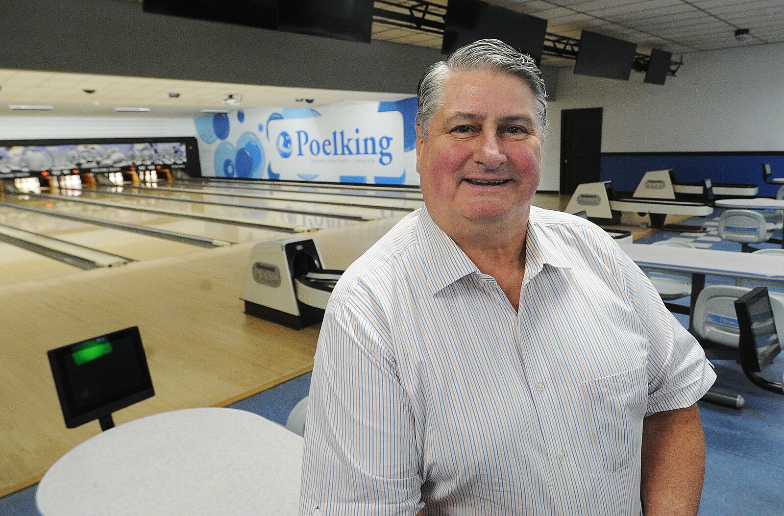 The NFIB, the leading small business advocacy Organization, selected Joe Poelking, owner of Poelking Bowling Lanes the 2023 Small Business Champion for Ohio. MARSHALL GORBY\STAFF