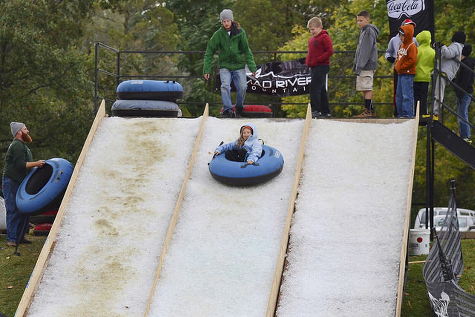 No need for winter when Mad River Mountain provides the snow tubing. CONTRIBUTED
