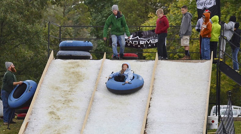 No need for winter when Mad River Mountain provides the snow tubing. CONTRIBUTED