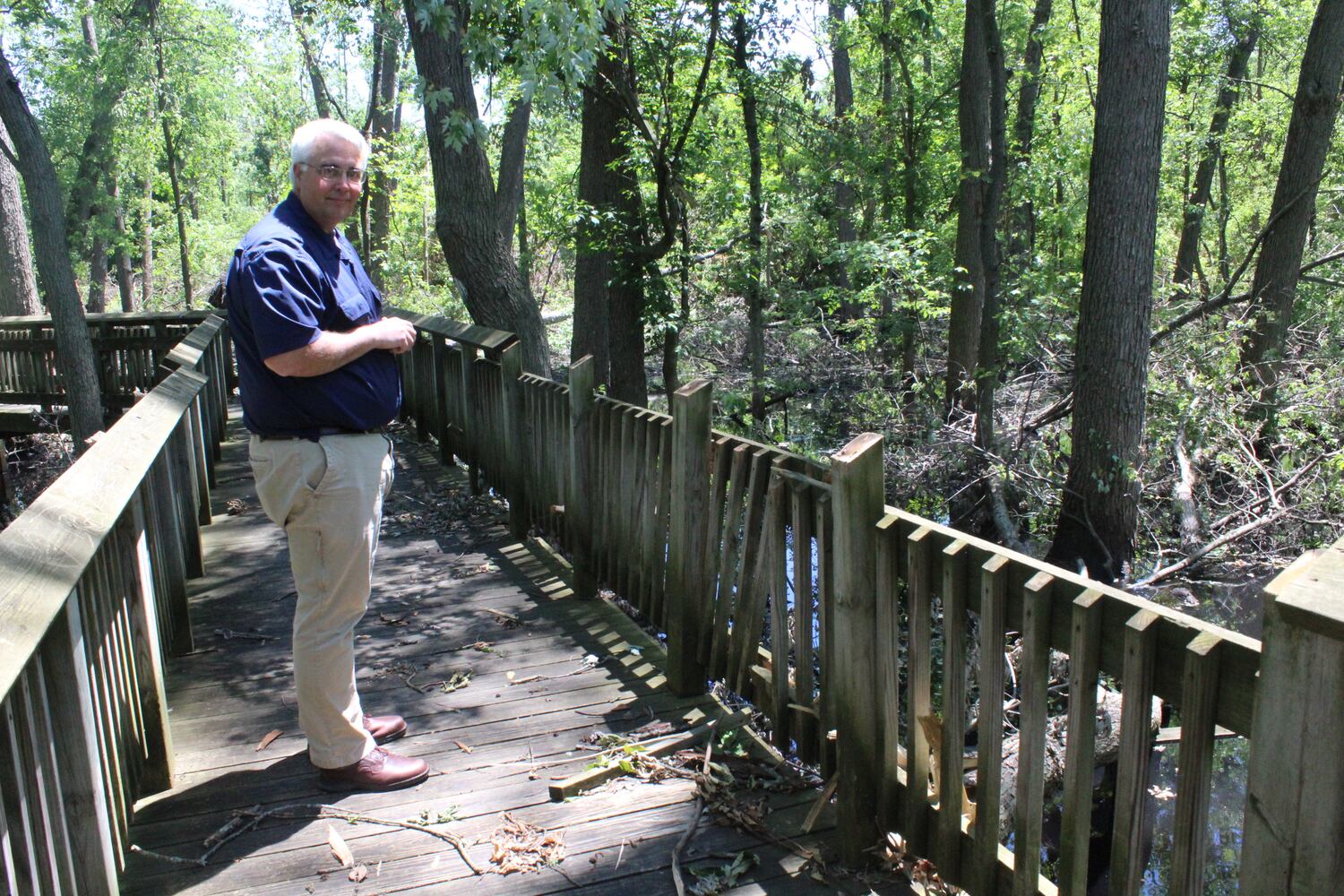 Photos: ‘extraordinary’ damage to parts of  Wegerzyn MetroPark, some parts mostly untouched