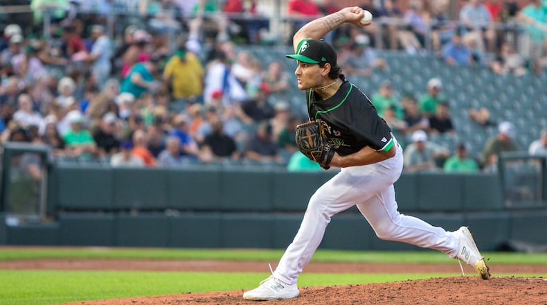 Dayton's Ryan Cardona will start Tuesday night's Midwest League playoff game vs. Lake County. Jeff Gilbert/CONTRIBUTED