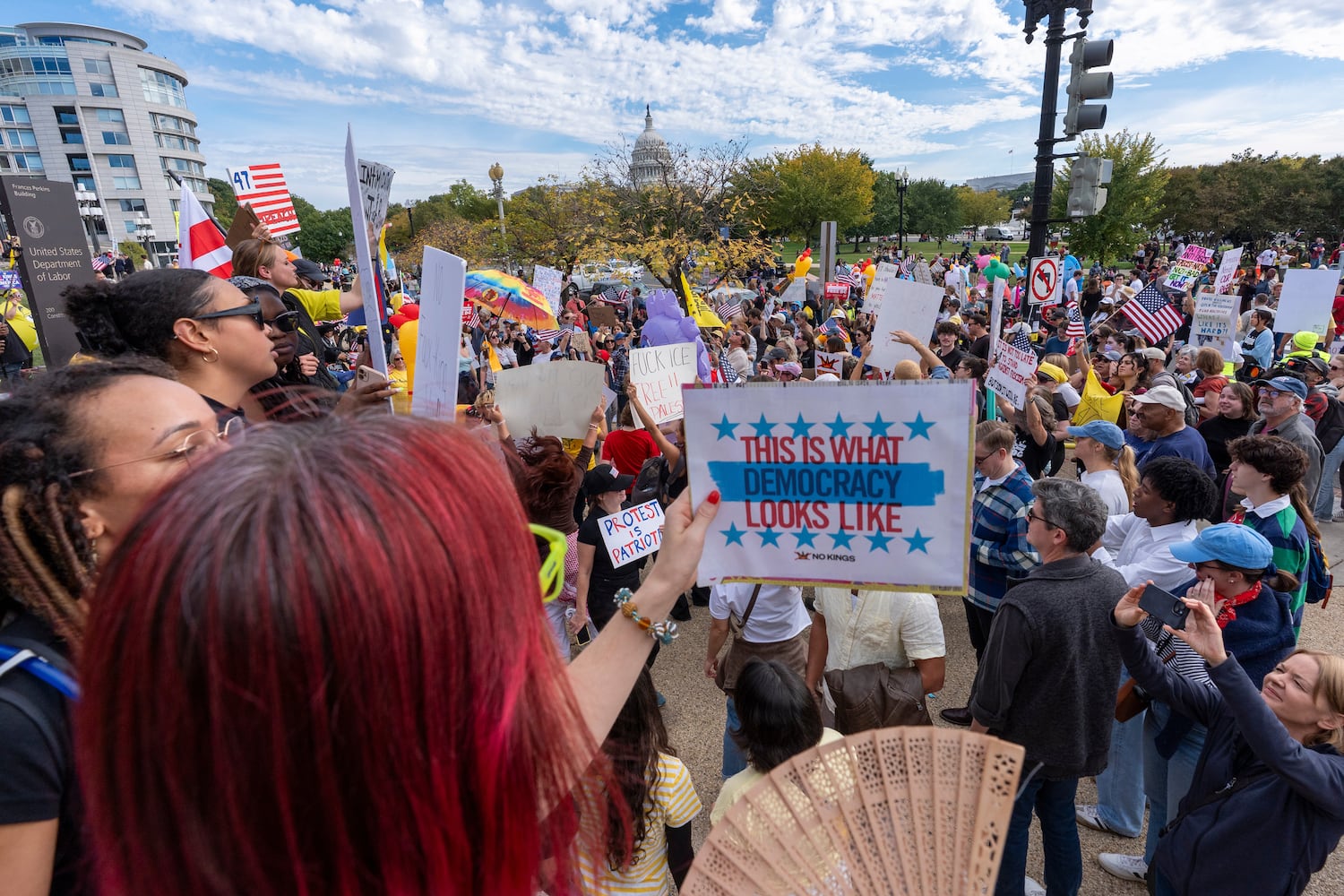 US No Kings Protest Washington