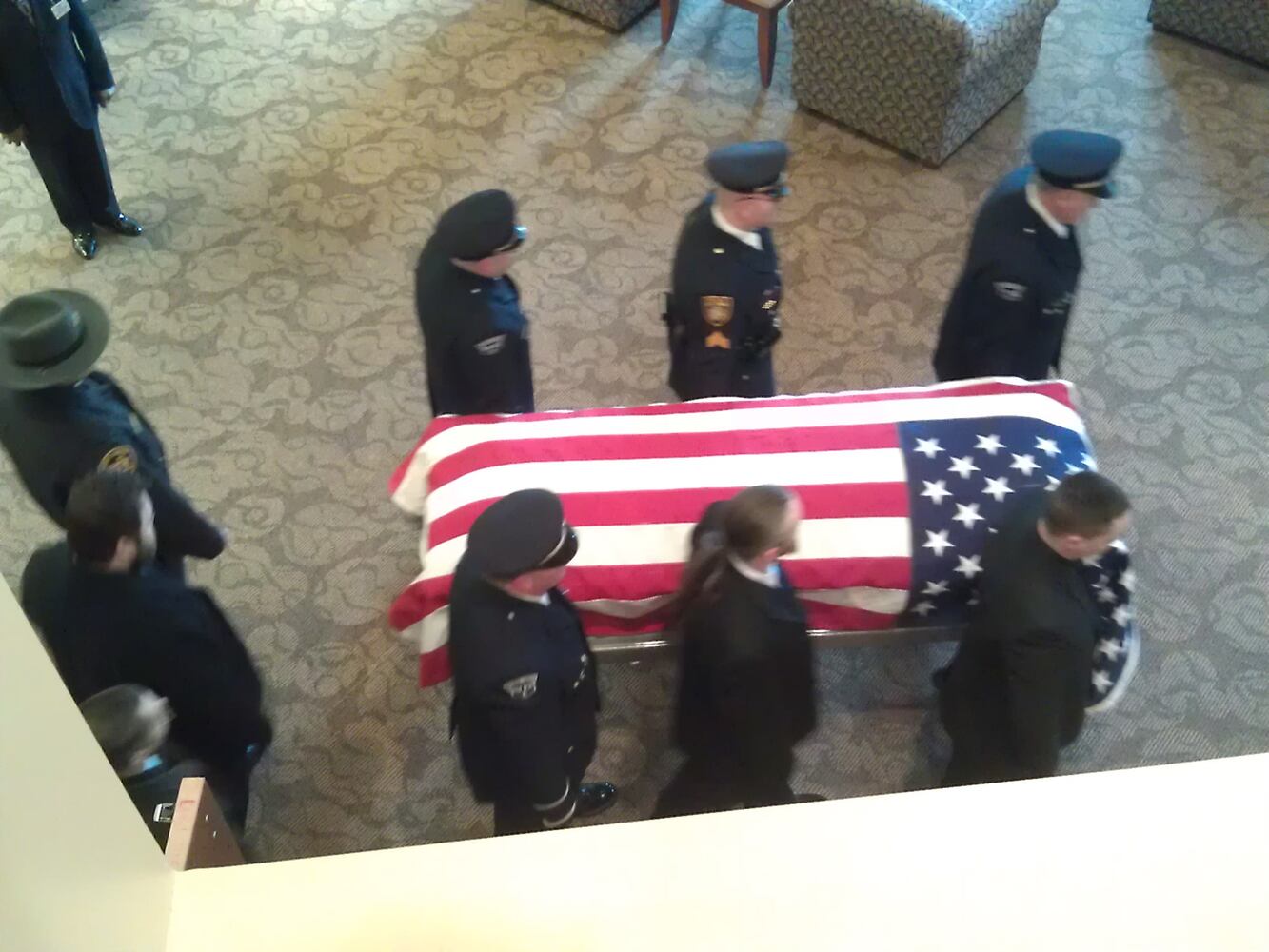 Officer Yaney funeral service