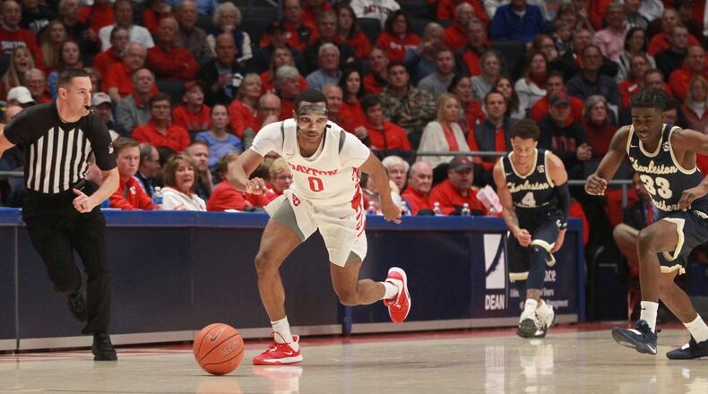 Dayton’s Rodney Chatman against Charleston Southern on Saturday, Nov. 16, 2019, at UD Arena. David Jablonski/Staff