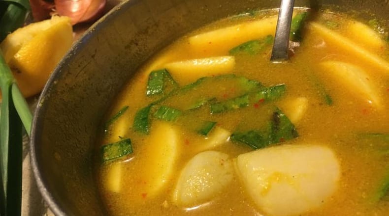 Chef Oh’s Seafood Curry. Photo by Ari LeVaux.