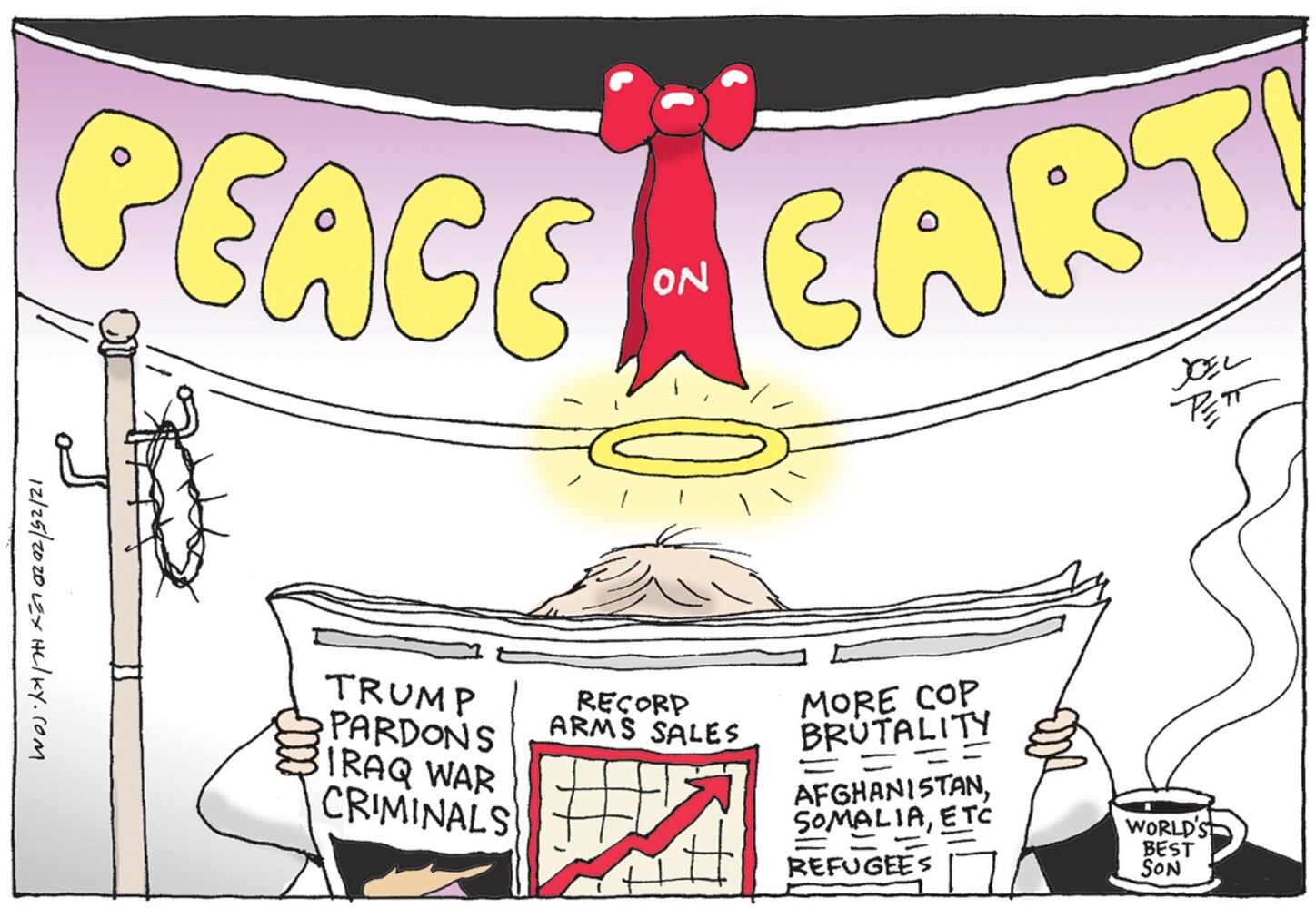 Week in cartoons: Stimulus checks, Christmas and more