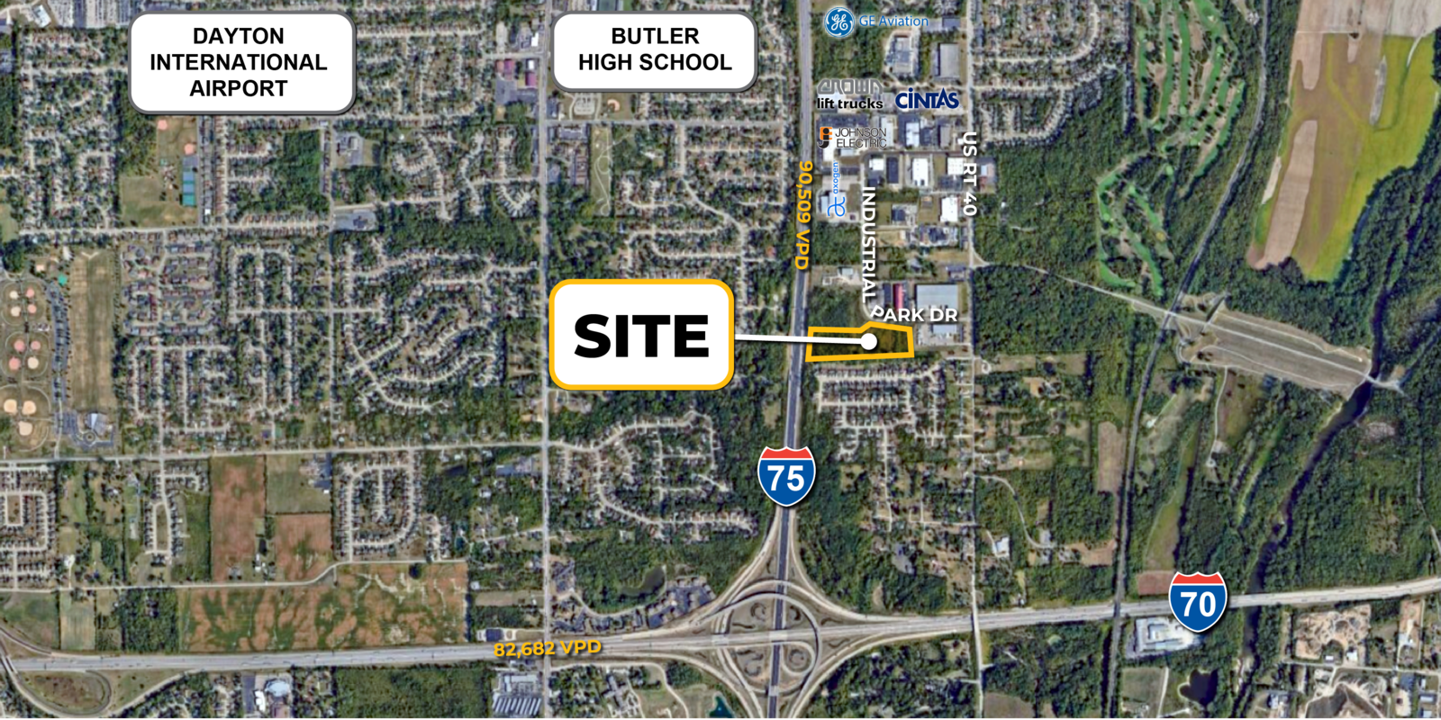 About 12 acres of land in Vandalia's Scholz Industrial Park recently sold to Rusian Akhmedov, Schueler Group said. Schueler image.