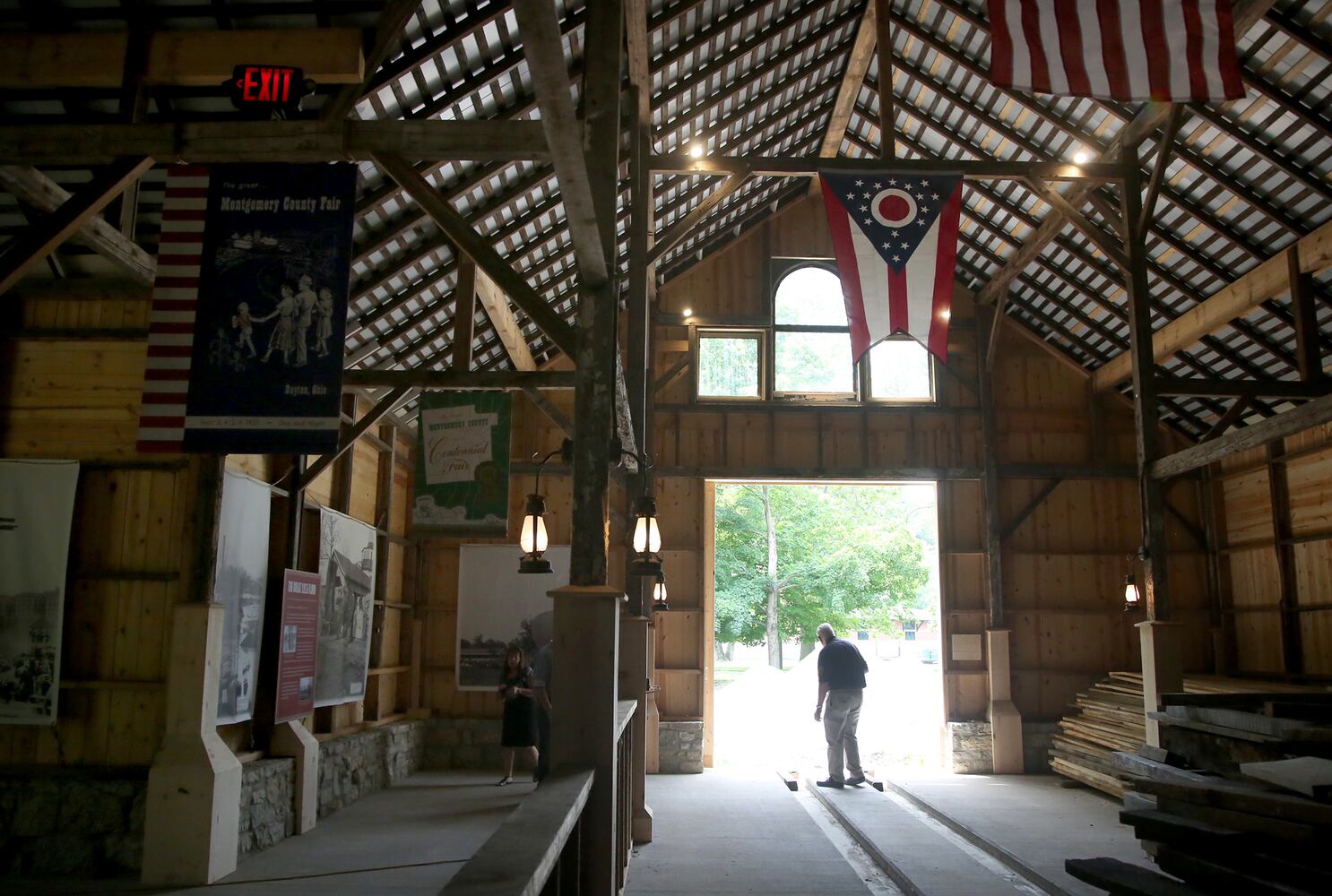The historic Montgomery County Fairground Horse Barn 17 was dedicated Thursday, June 24 at Carillion Historical Park.