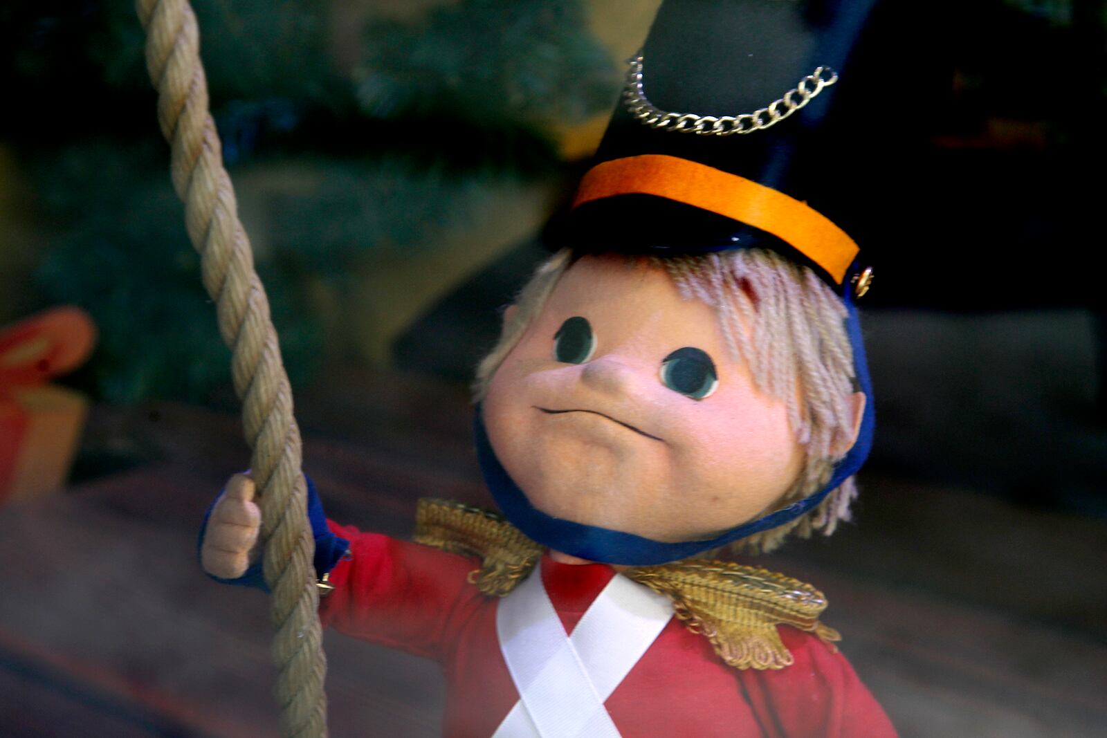 A soldier is part of The Nutcracker scene within the new Rike's Wonderland Window. The character was part of the Rike's display in the 1960s and has been refurbished. LISA POWELL / STAFF