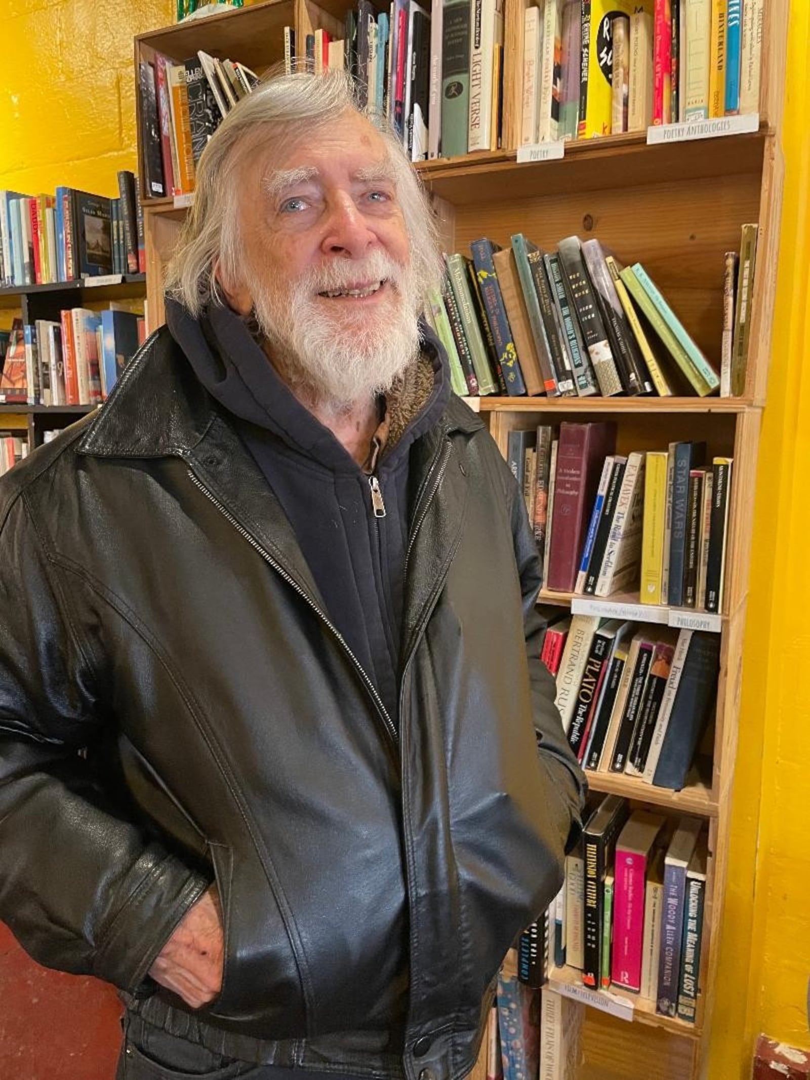 Yellow Springs resident Bill Felker is best known for writing and recording “Poor Will’s Almanack." Photo by Russell Florence Jr.