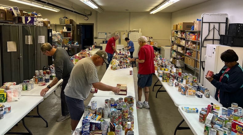 Northmont FISH volunteers provide clients with food and clothing assistance. CONTRIBUTED