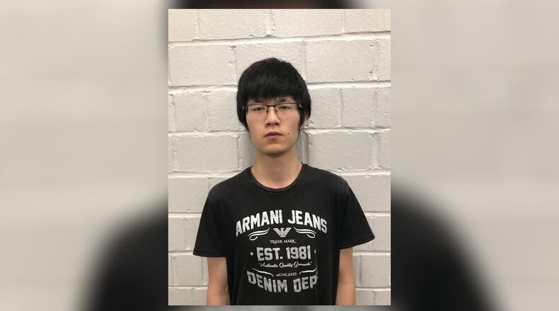 Hangming Zhang, 22, is charged with charged with knowingly causing serious harm to a companion animal, a fifth-degree felony. He's in the Butler County Jail, and no bond has been set as of Wednesday afternoon. PROVIDED