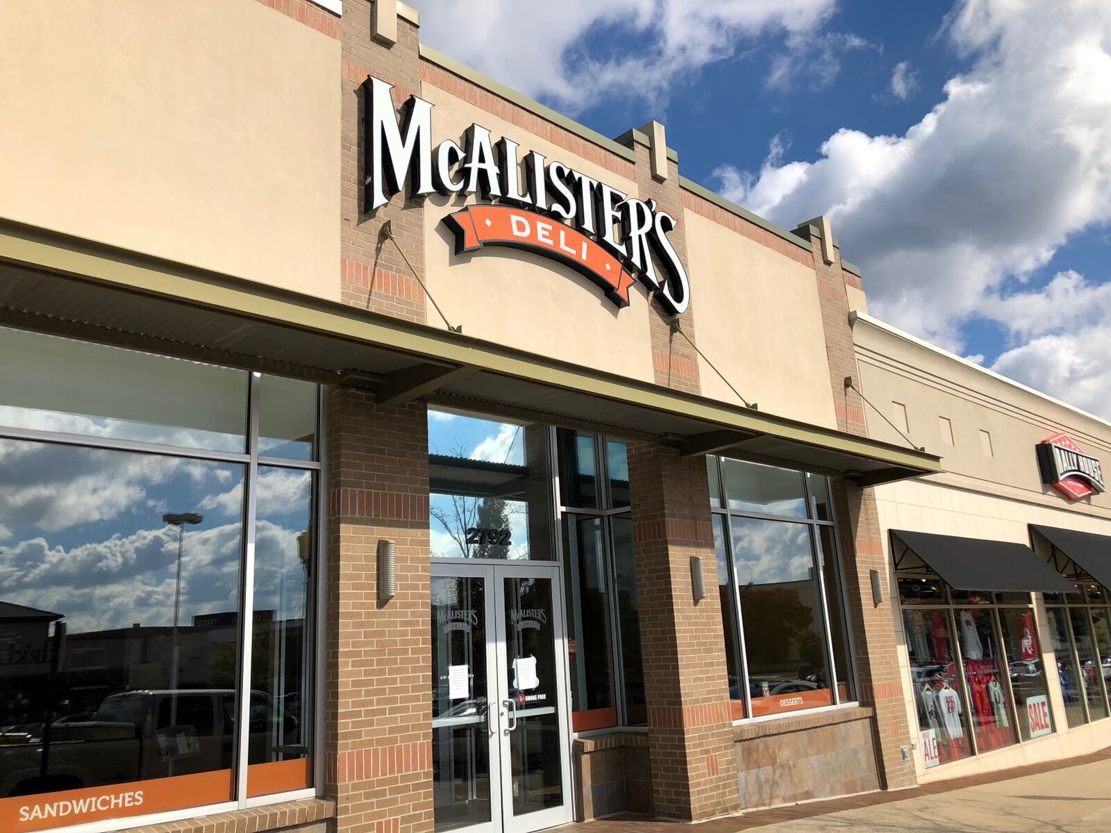 This McAlister's Deli at the Dayton Mall shut down effective today, Oct. 20. MARK FISHER/STAFF