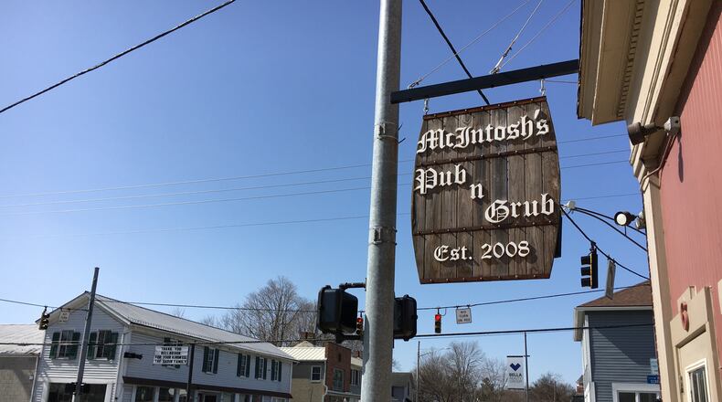 Bellbrook is looking to make improvements to downtown with a streetscape project. STAFF/BONNIE MEIBERS