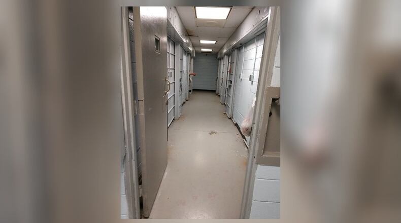 A range of cells inside the Middletown City Jail. City officials are exploring the future of the 42-year-old full service jail as state jail standards and other requirements are reducing the capacity for inmates in the facility. Middletown is one of five municipalities in Ohio that operates a full service jail. CONTRIBUTED/MIDDLETOWN DIVISION OF POLICE