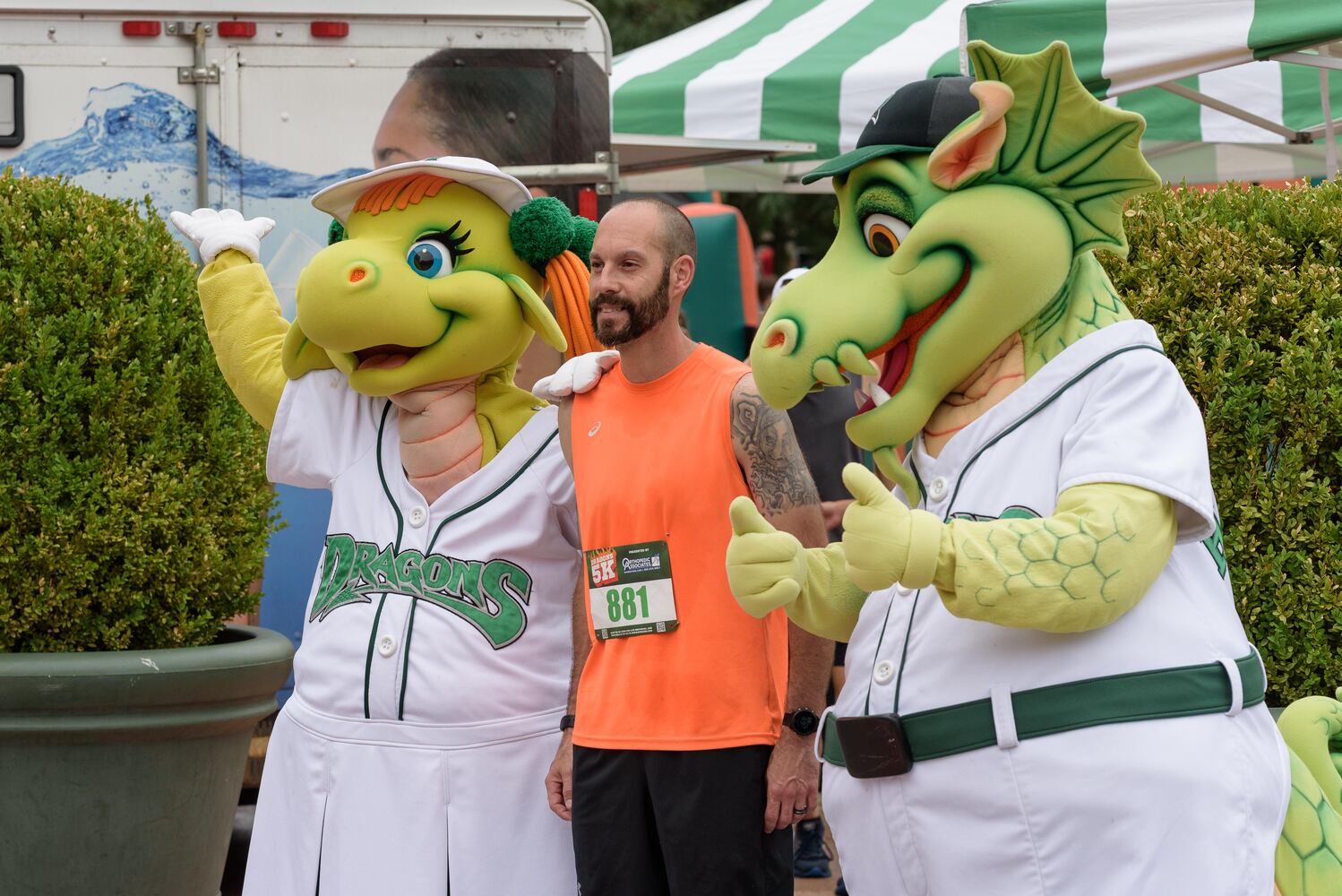 PHOTOS: Did we spot you running in the Dragons 5K at Day Air Ballpark?