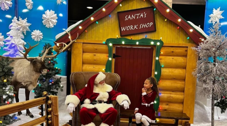 People can head to Cabela's to see Santa Claus for free during the holiday season. You will receive a free 5x7 and they always have extra activities for the kids to take home. It accepts walk-ins but you can also reserve a spot online up to 7 days in advance. PAMELA CHANDLER/CONTRIBUTED