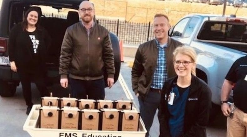 Dayton Real Estate Crush came up with the idea of "Pay it forward: Joe to Go for our front-line workers,” a partnership with Dayton’s own coffee roaster, Boston Stoker. CONTRIBUTED