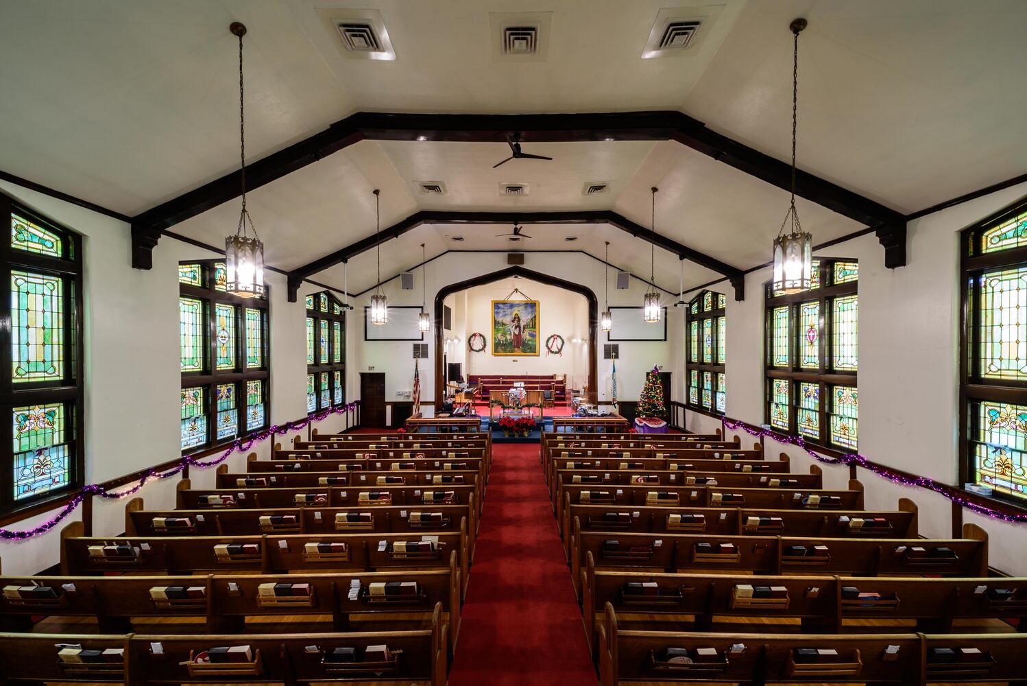PHOTOS: A look inside McKinley United Methodist Church decorated for Christmas