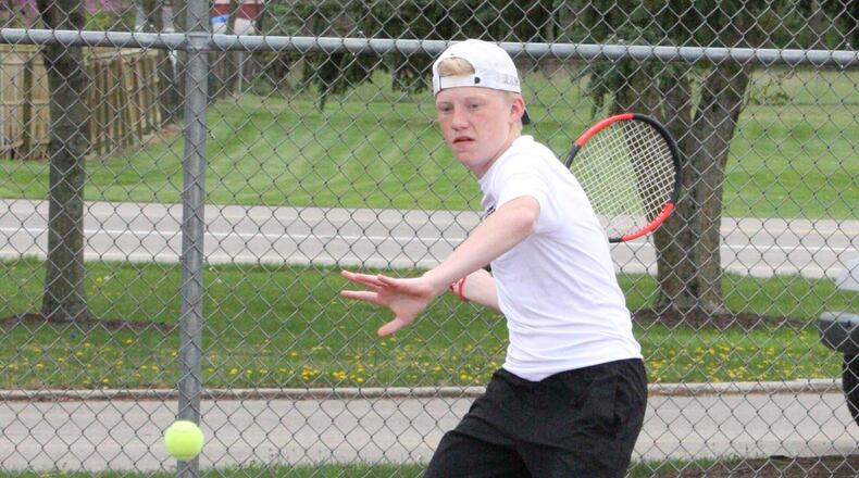 Tecumseh High School tennis standout Mitch Foland. WARD MOELLER / CONTRIBUTED